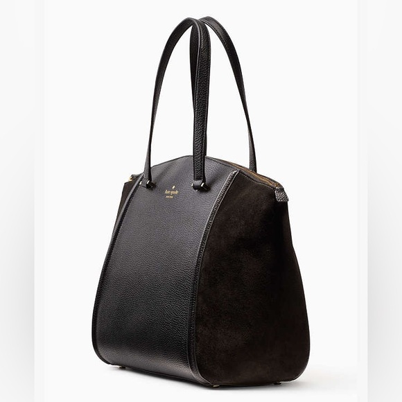 Kate Spade Lewis Drive Alanie tote bag. Leather and suede. Black. - Picture 4 of 11